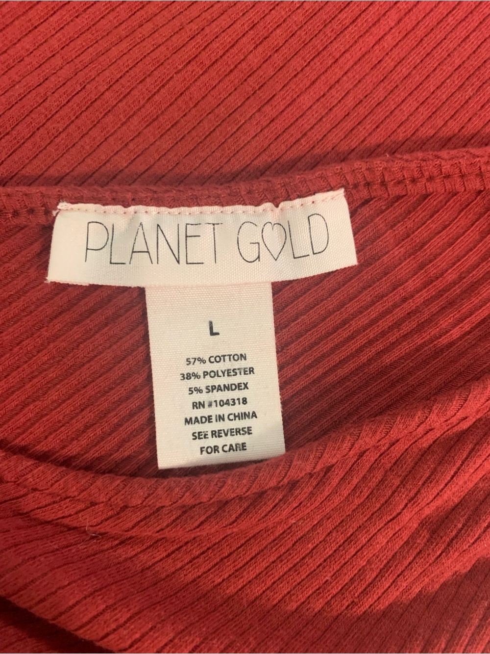 Planet Gold dress, sleeveless, bodycon-style midi garment. Maroon Size Large - Picture 3 of 4